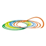 LOT DE 12 CERCEAUX PLATS EXTRA-FLEXIBLES